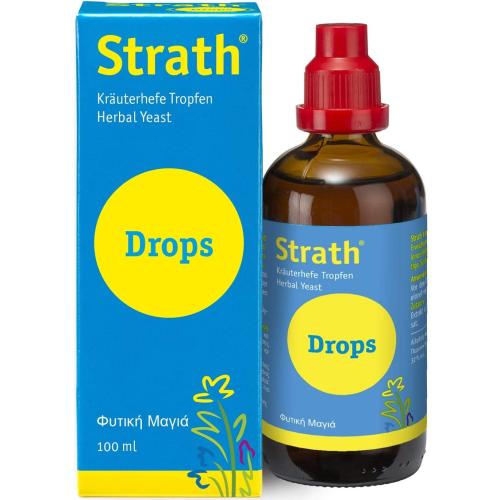 Strath Drops Συμπλήρωμα Διατροφής Φυτικής Μαγιάς για την Καλή Υγεία του Οργανισμού 100ml